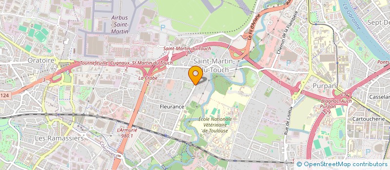localisation de l'entreprise MADAME HALIMA BENALLOU à TOULOUSE