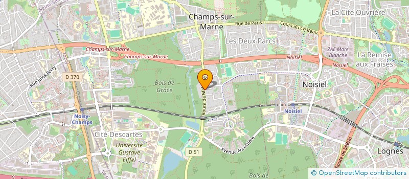 localisation de l'entreprise MADAME HALIMA BENKHAYI  CHAMPS-SUR-MARNE