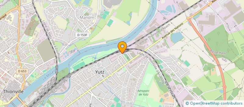 localisation de l'entreprise MADAME HALIMA BENOUADAH  YUTZ