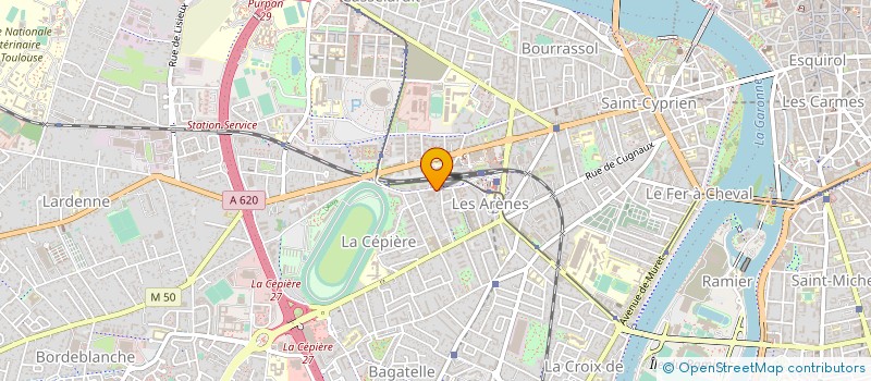 localisation de l'entreprise MADAME HALIMA BERAHMA  TOULOUSE