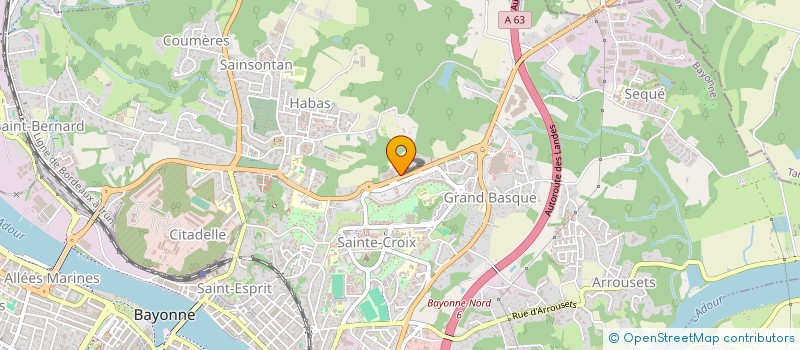 localisation de l'entreprise MADAME HALIMA BOUGAFER BOUGAFER  BAYONNE