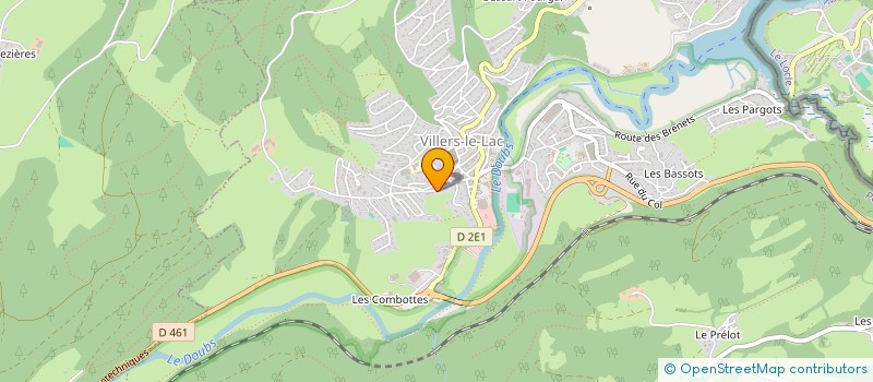 localisation de l'entreprise MADAME HALIMA BOURICHE  VILLERS-LE-LAC