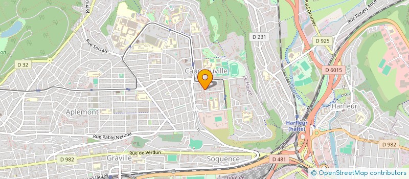 localisation de l'entreprise MADAME HALIMA CAMARA  LE HAVRE