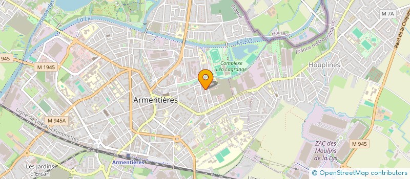 localisation de l'entreprise MADAME HALIMA CHAFIK  ARMENTIERES