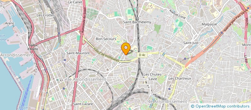 localisation de l'entreprise MADAME HALIMA CHENIFEUR à MARSEILLE