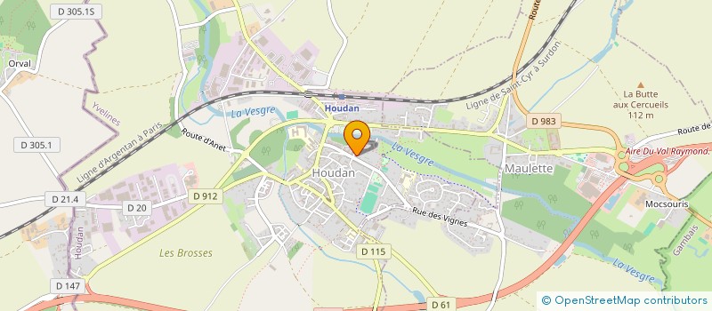 localisation de l'entreprise MADAME HALIMA DIARRA  HOUDAN