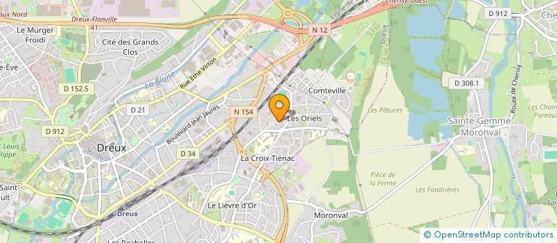 localisation de l'entreprise MADAME HALIMA DJELLOUL DAOUADJI à DREUX