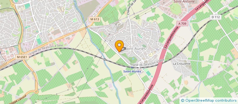 localisation de l'entreprise MADAME HALIMA DOUMBIA  SAINT-AUNES