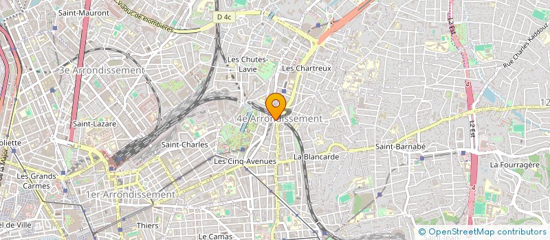 localisation de l'entreprise MADAME HALIMA HALITIM  MARSEILLE