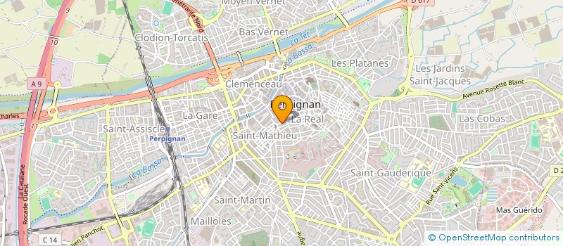 localisation de l'entreprise MADAME HALIMA HASSANE  PERPIGNAN