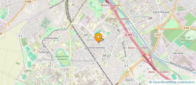 localisation de l'entreprise MADAME HALIMA HOUDARRI  REIMS