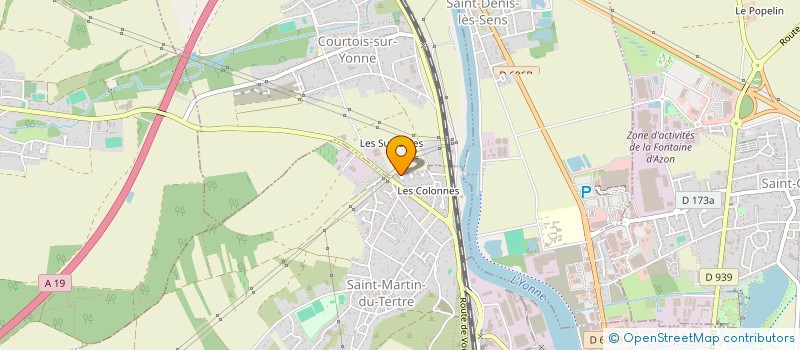 localisation de l'entreprise MADAME HALIMA HOURY  COURTOIS-SUR-YONNE