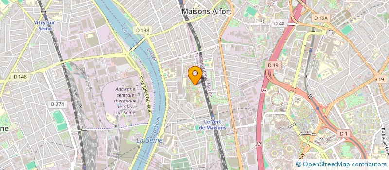 localisation de l'entreprise MADAME HALIMA KADI  ALFORTVILLE