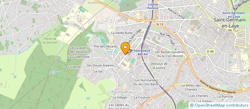 localisation de l'entreprise MADAME HALIMA LAFDALI  SAINT-GERMAIN-EN-LAYE