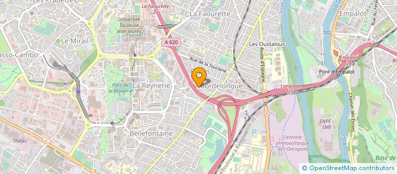 localisation de l'entreprise MADAME HALIMA MOHRA  TOULOUSE