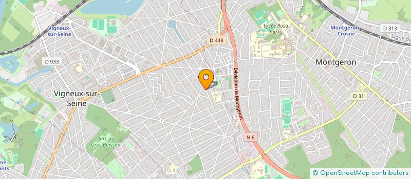 localisation de l'entreprise MADAME HALIMA NAMOUNE  VIGNEUX-SUR-SEINE