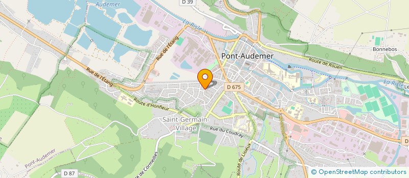 localisation de l'entreprise MADAME HALIMA OUELDRAMI à PONT-AUDEMER