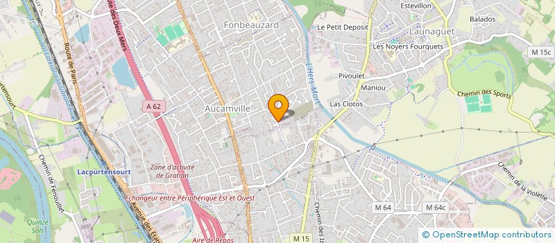 localisation de l'entreprise MADAME HALIMA OUZAHRA à AUCAMVILLE