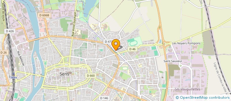 localisation de l'entreprise MADAME HALIMA SABBOUH  SENS