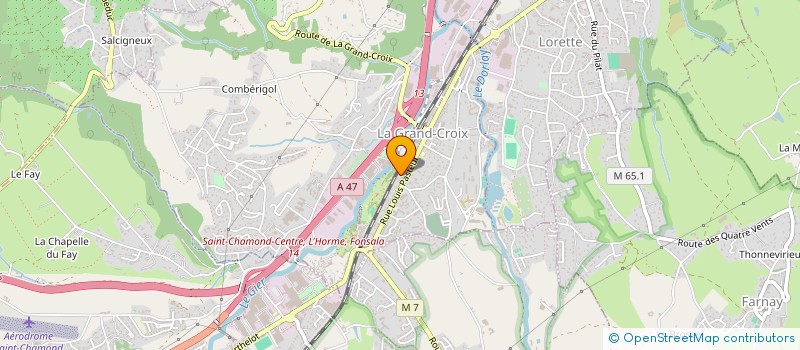 localisation de l'entreprise MADAME HALIMA SMADI  LA GRAND-CROIX