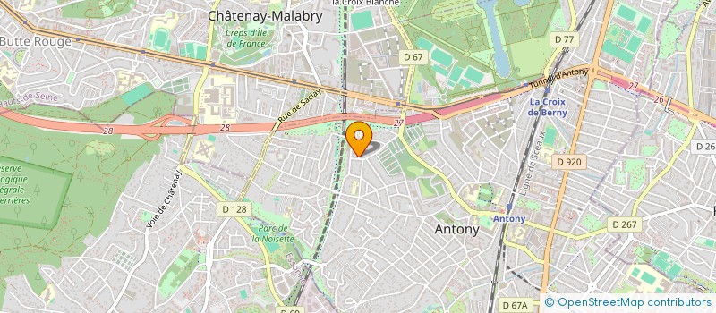 localisation de l'entreprise MADAME HALIMA YOUSFI à ANTONY
