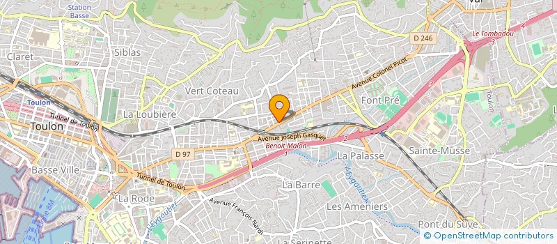 localisation de l'entreprise MADAME HALIMA ZAITER  TOULON