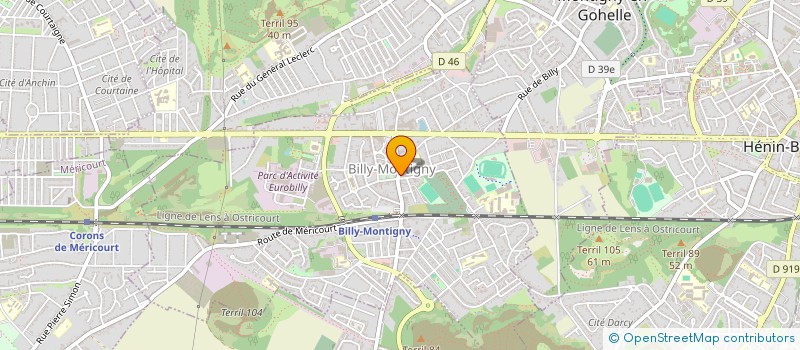 localisation de l'entreprise MADAME HALIMA ZARIOH à BILLY-MONTIGNY