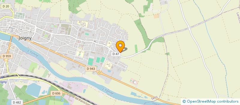 localisation de l'entreprise MADAME HALIME SAATCI  JOIGNY