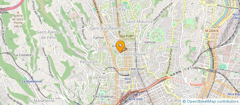 localisation de l'entreprise MADAME HALINA KRUPSKA à NICE
