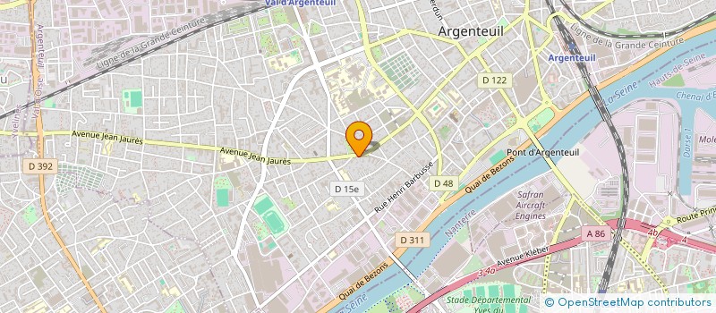 localisation de l'entreprise MADAME HALINA PODSIADLO  ARGENTEUIL