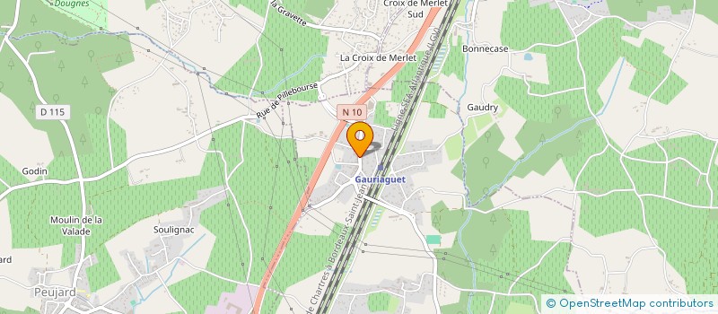 localisation de l'entreprise MADAME HALINA SAGAN  GAURIAGUET