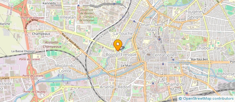 localisation de l'entreprise MADAME HALIROU ASSE  RENNES
