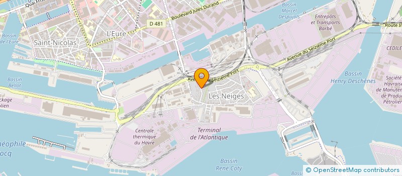 localisation de l'entreprise MADAME HALYSSONN DECHARROIS  LE HAVRE