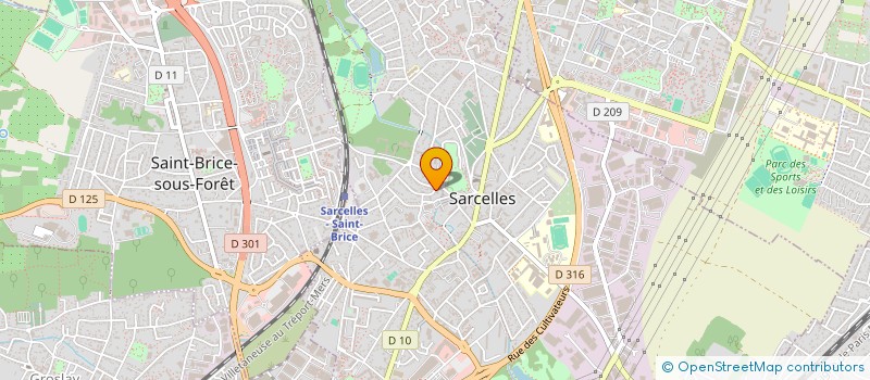localisation de l'entreprise MADAME HAMADY N'DIORO à SARCELLES