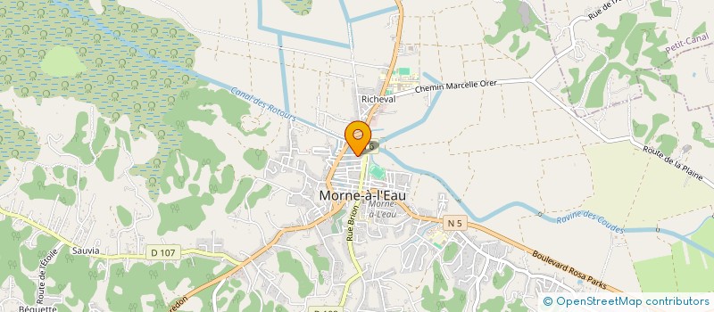 localisation de l'entreprise MADAME HAMAINATA MOUEZA  LES ABYMES