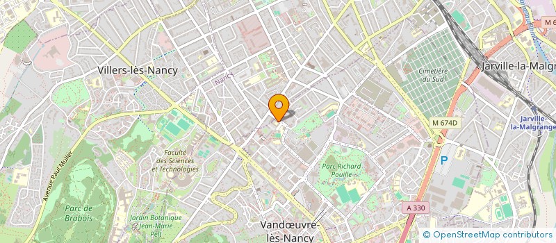 localisation de l'entreprise MADAME HAMAMA BENLAMRA  VANDUVRE-LES-NANCY