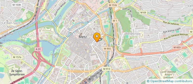 localisation de l'entreprise MADAME HAMEL M'SIR  METZ