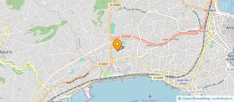 localisation de l'entreprise MADAME HAMIDA AHMED à ANTIBES