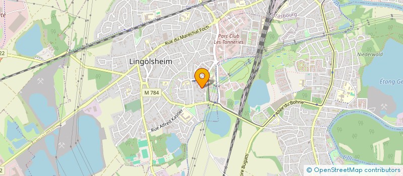 localisation de l'entreprise MADAME HAMIDA ARBOUZ  LINGOLSHEIM