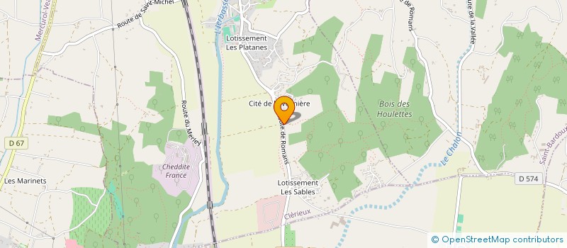 localisation de l'entreprise MADAME HAMIDA ARHAB  CLERIEUX