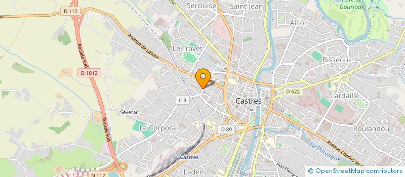 localisation de l'entreprise MADAME HAMIDA BABAAMEUR  CASTRES