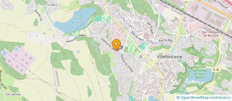 localisation de l'entreprise MADAME HAMIDA BENAZZOUZ  VILLEFONTAINE