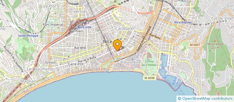 localisation de l'entreprise MADAME HAMIDA BOUMEDIENNE à NICE