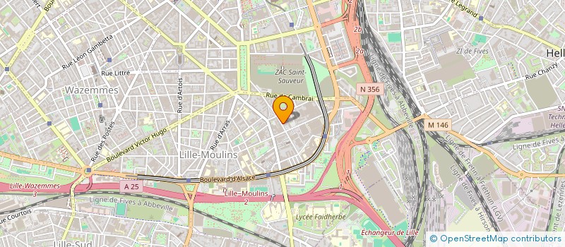 localisation de l'entreprise MADAME HAMIDA KHERIS  LILLE