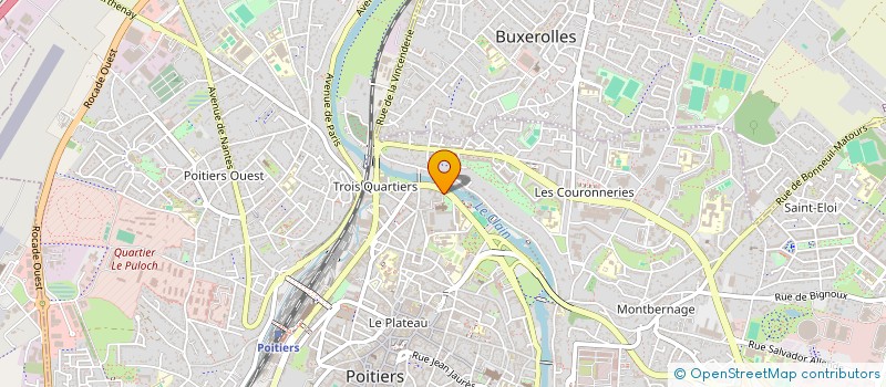 localisation de l'entreprise MADAME HAMIDA OUSSENI à POITIERS