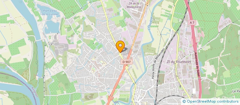 localisation de l'entreprise MADAME HAMIDA SMALLAH  SORGUES