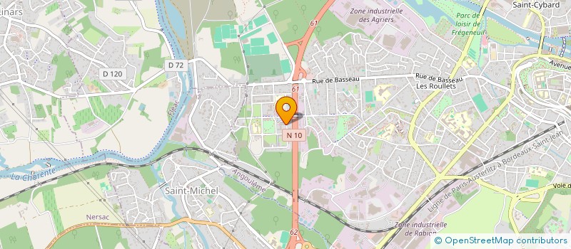 localisation de l'entreprise MADAME HAMIDAH NAKAYE à ANGOULEME