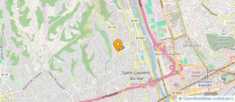 localisation de l'entreprise MADAME HAMZA ALAMI à SAINT-LAURENT-DU-VAR