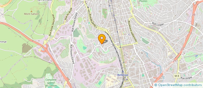 localisation de l'entreprise MADAME HAMZA FARDI  SAINT-ETIENNE