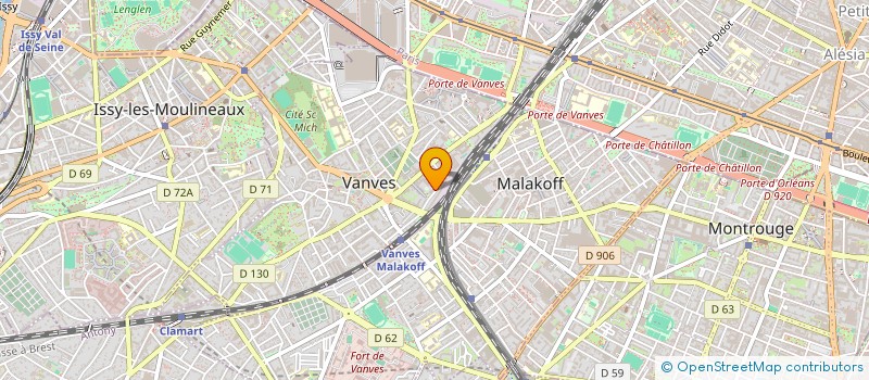 localisation de l'entreprise MADAME HAN YU à VANVES